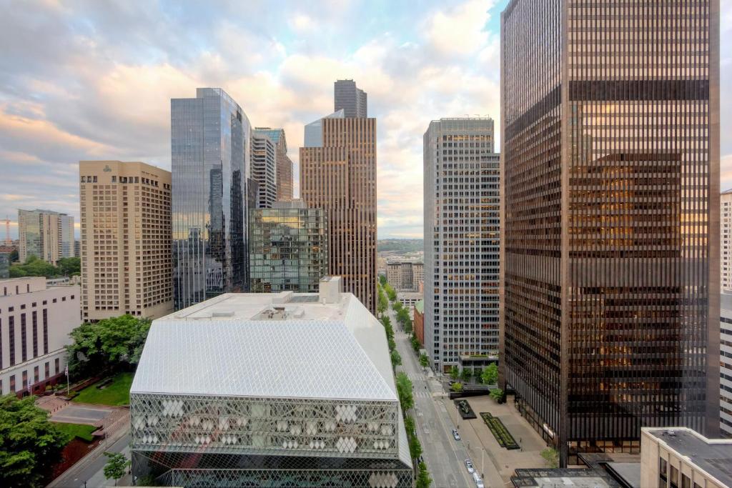 Nespecifikovaný výhled na destinaci Seattle nebo výhled na město při pohledu z hotelu