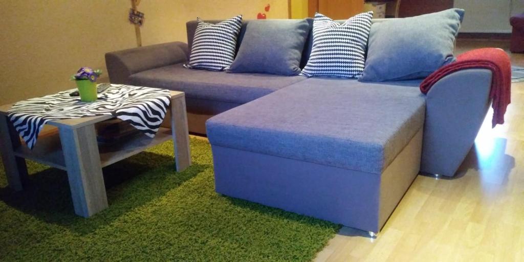 Posezení v ubytování Ferienwohnung Bergblick