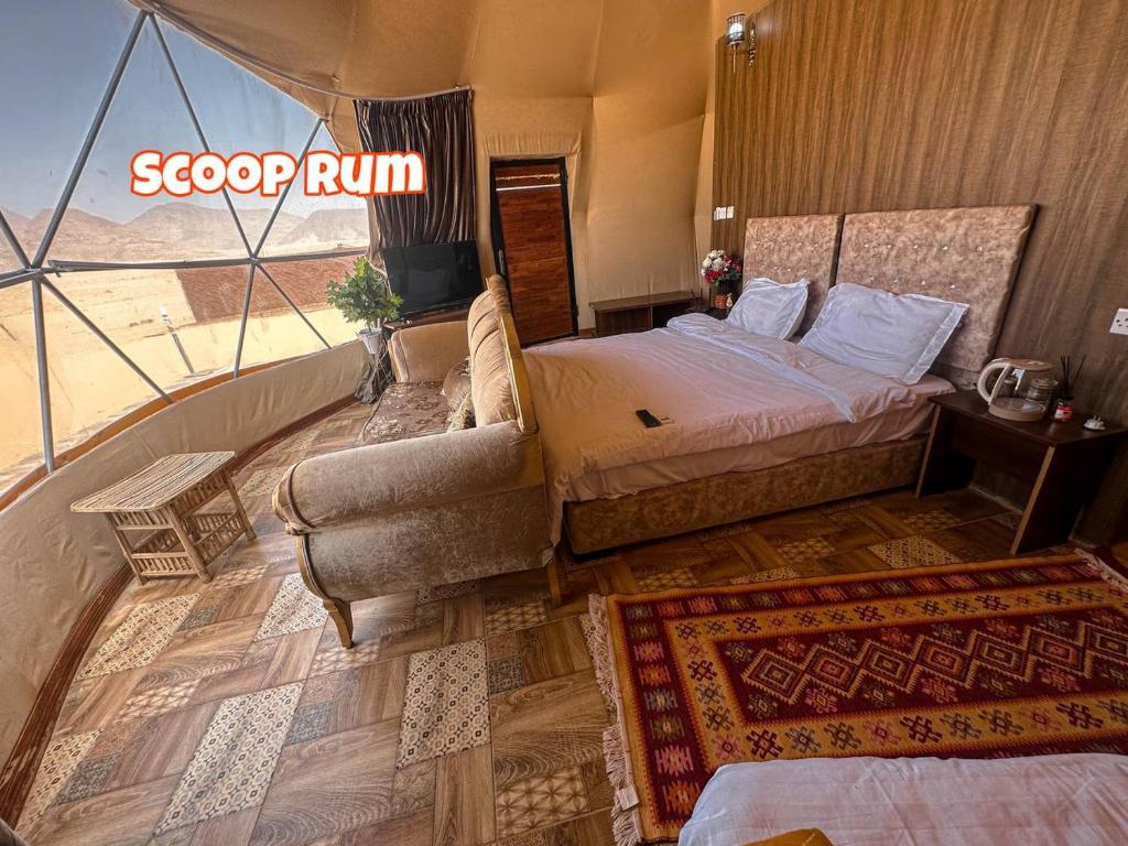 Katil atau katil-katil dalam bilik di Scoop Rum