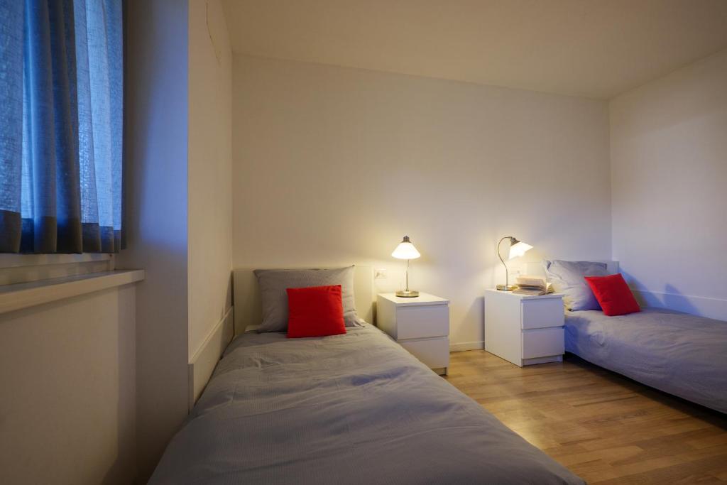 Postel nebo postele na pokoji v ubytování Residence Girasole Casa Gialla