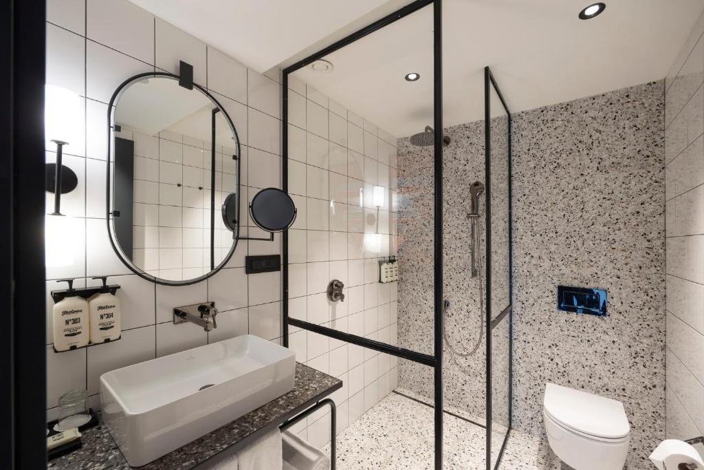 Koupelna v ubytování Hotel Indigo Belgrade by IHG