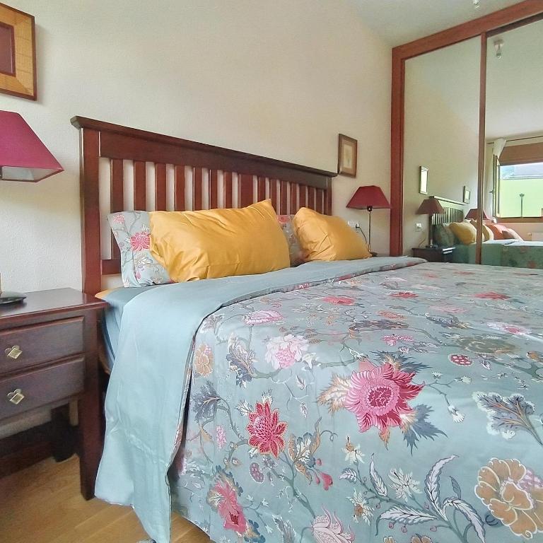 Postel nebo postele na pokoji v ubytování Apartamento Seronda