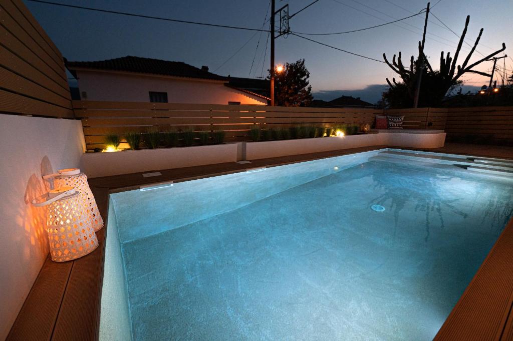 Bazén v ubytování Orsalia villa wellness nebo v jeho okolí