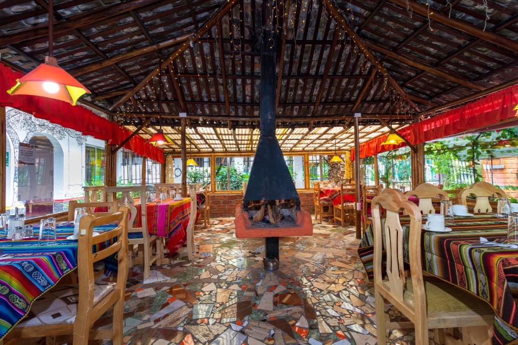 Restaurace v ubytování Santa Cruz Backpackers Hostal