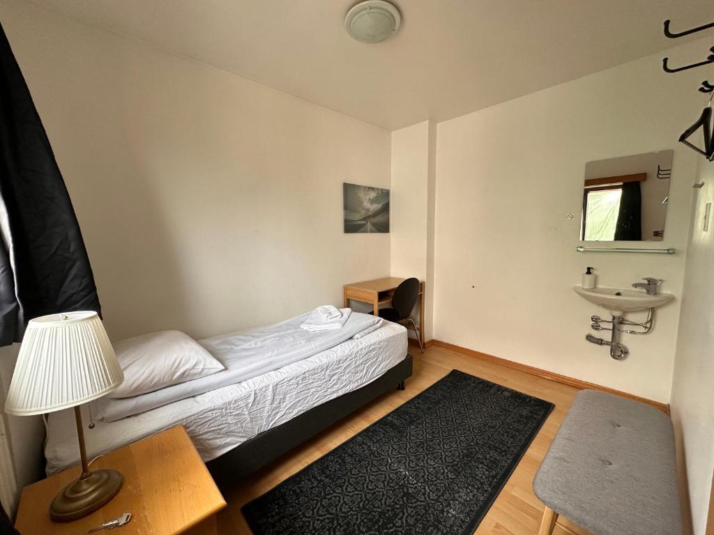 Postel nebo postele na pokoji v ubytování Travel Inn