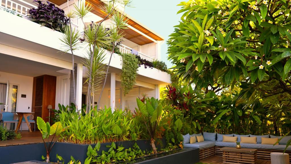 Blue Margouillat Seaview Hotel-RELAIS & CHATEAUXにある庭