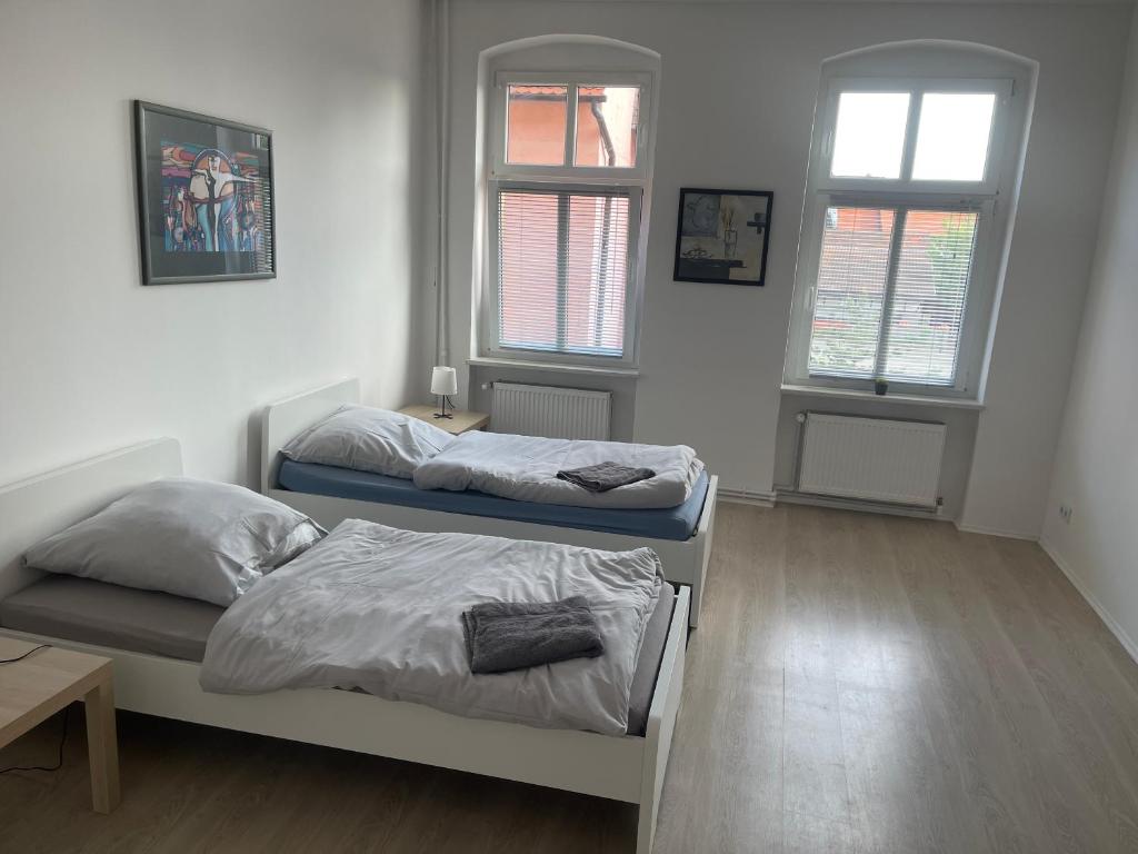 Tempat tidur dalam kamar di Tränental 4.5