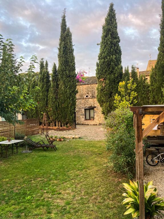 Zahrada ubytování Sant Mori- La Escala Boutique apartment
