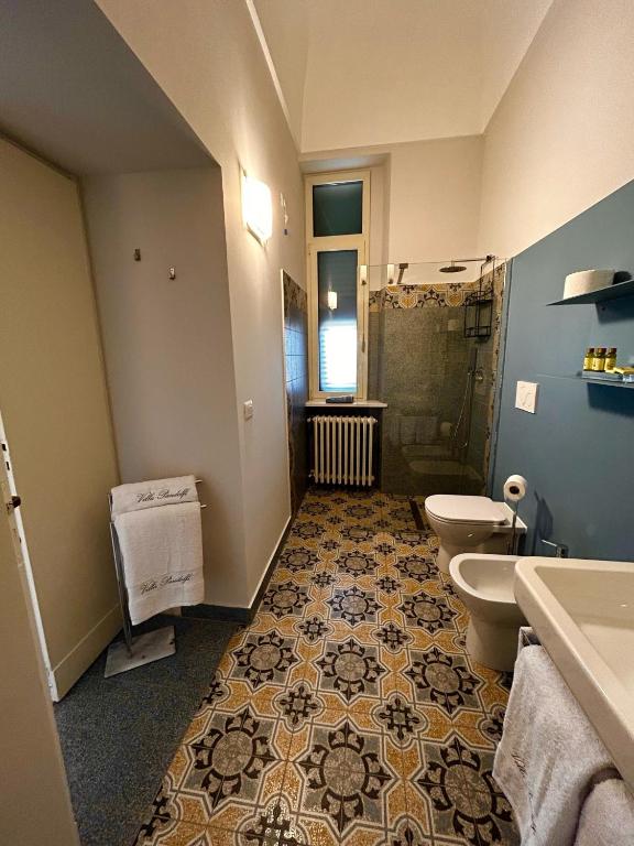 Koupelna v ubytování Villa Pandolfi