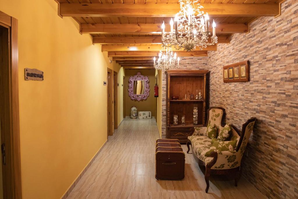 Posezení v ubytování Hotel Un lugar en la Vecilla