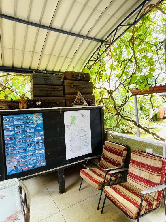 Posezení v ubytování Mangala Lodge
