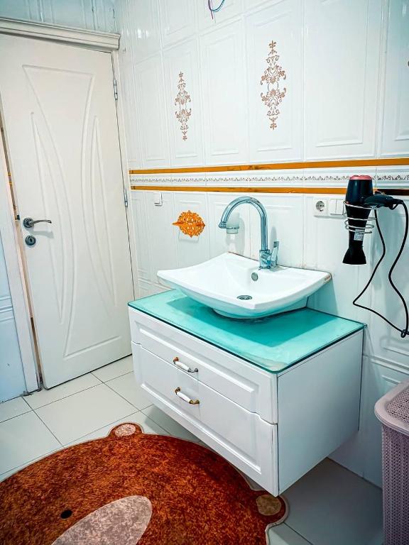 Koupelna v ubytování Eyüpsultan ABS Suites