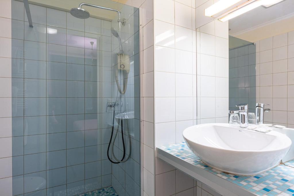 Koupelna v ubytování Hôtel du Helder