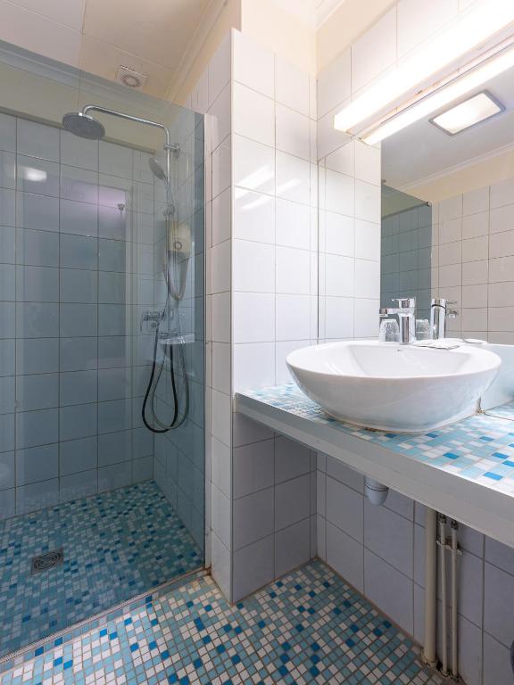 Koupelna v ubytování Hôtel du Helder