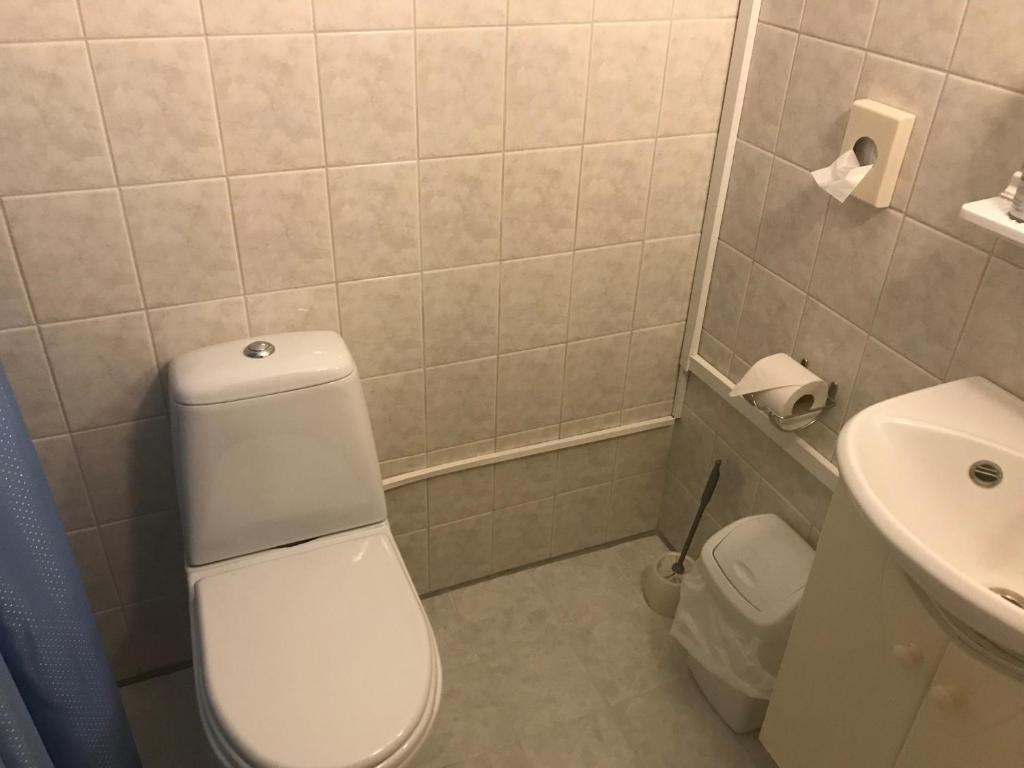 Koupelna v ubytování Puhkekeskus SUVI