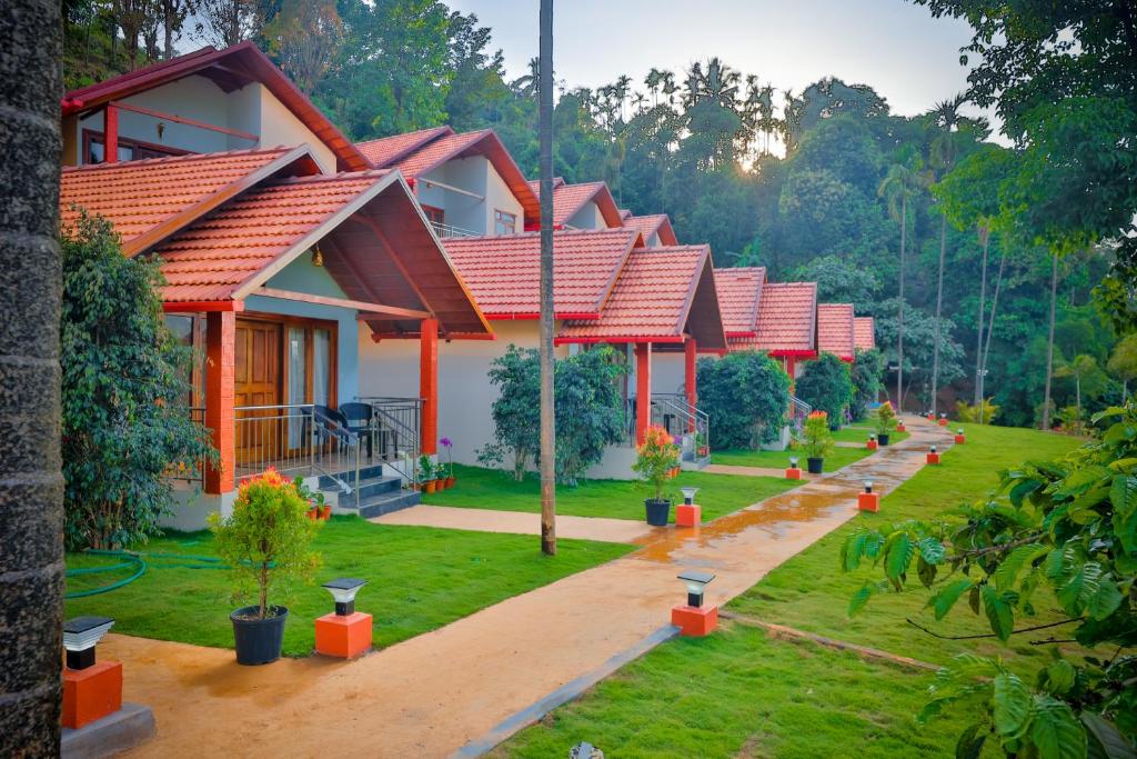 Zahrada ubytování Hill Crest Resort - Coorg