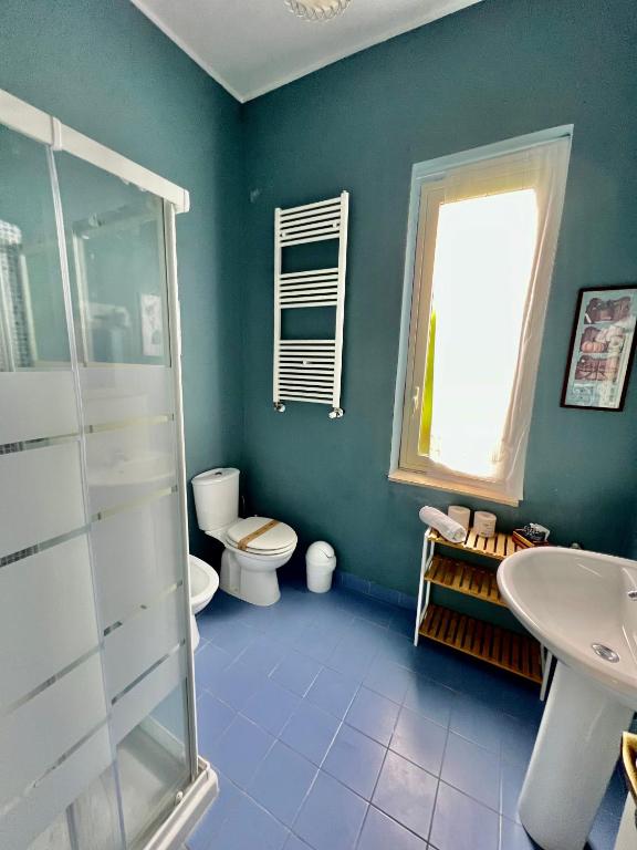 Koupelna v ubytování B&B Villa Dunardi