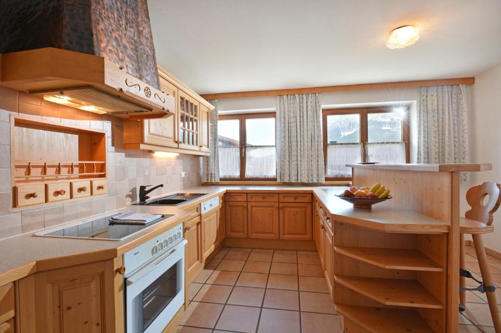 Kuchyň nebo kuchyňský kout v ubytování Appartement Fuchs Ferdinand