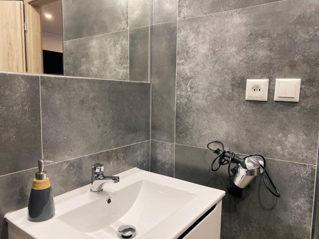 Koupelna v ubytování Vila LEMAR wellness & spa