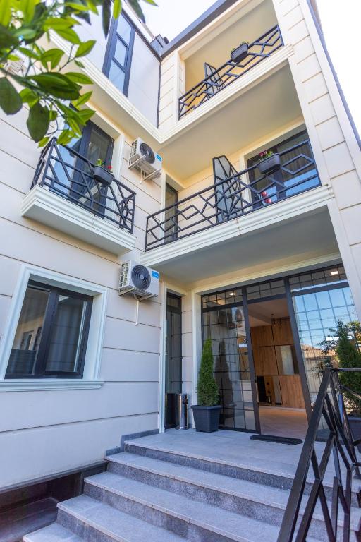 Balkón nebo terasa v ubytování Hotel West Way