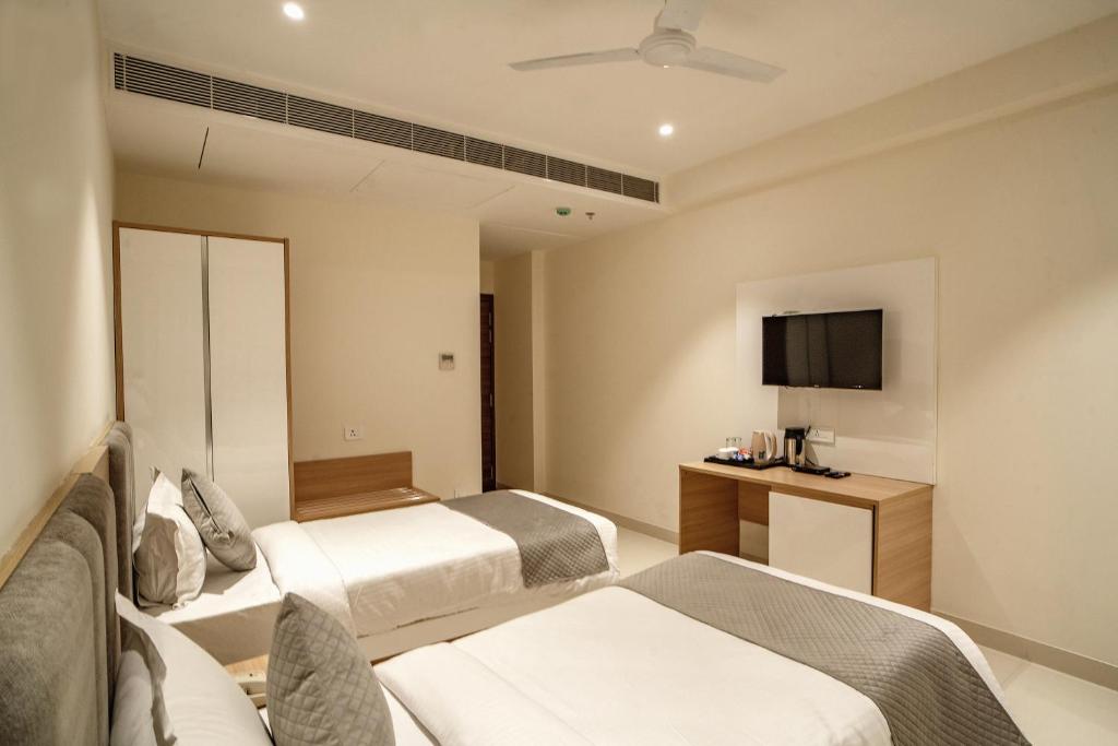 THE MANGAL VIEW RESIDENCY - A Luxury Boutique Business Hotel - Salle Jumelle Supérieure