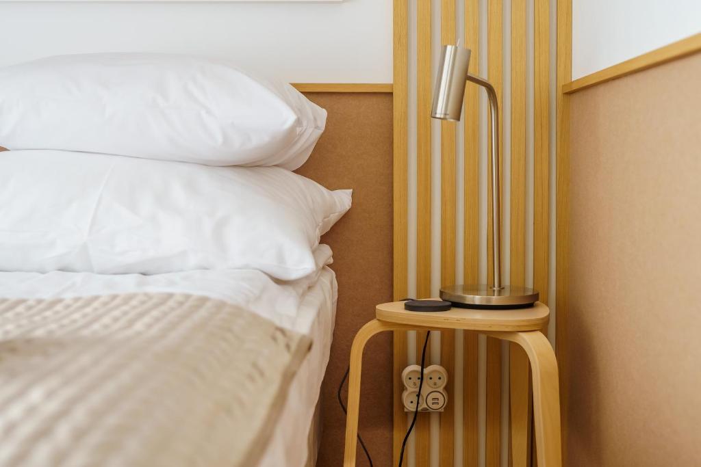 Posteľ alebo postele v izbe v ubytovaní Apartament DUNE SurfingBird Dźwirzyno