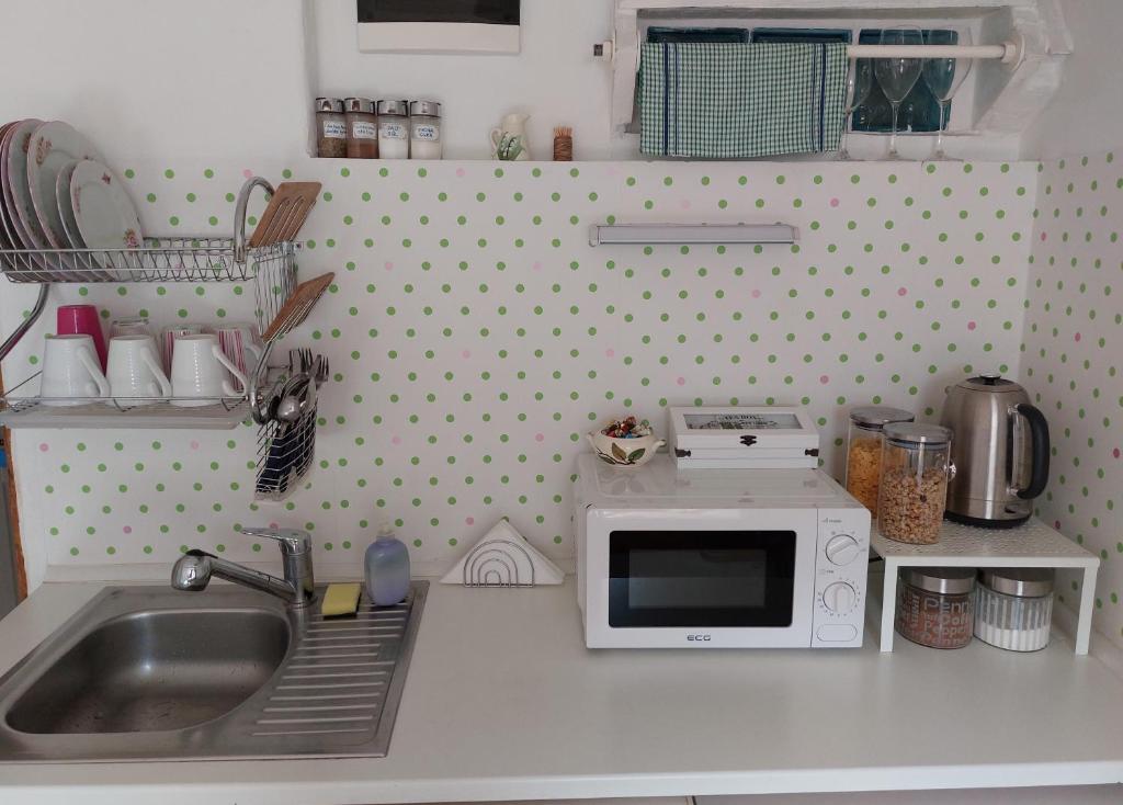 Kuchyň nebo kuchyňský kout v ubytování Guesthouse "Malena"