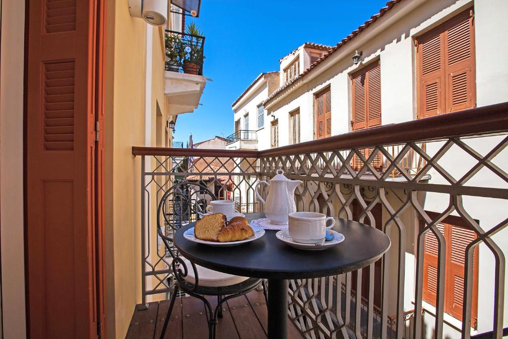 Balkón alebo terasa v ubytovaní Aetoma Hotel