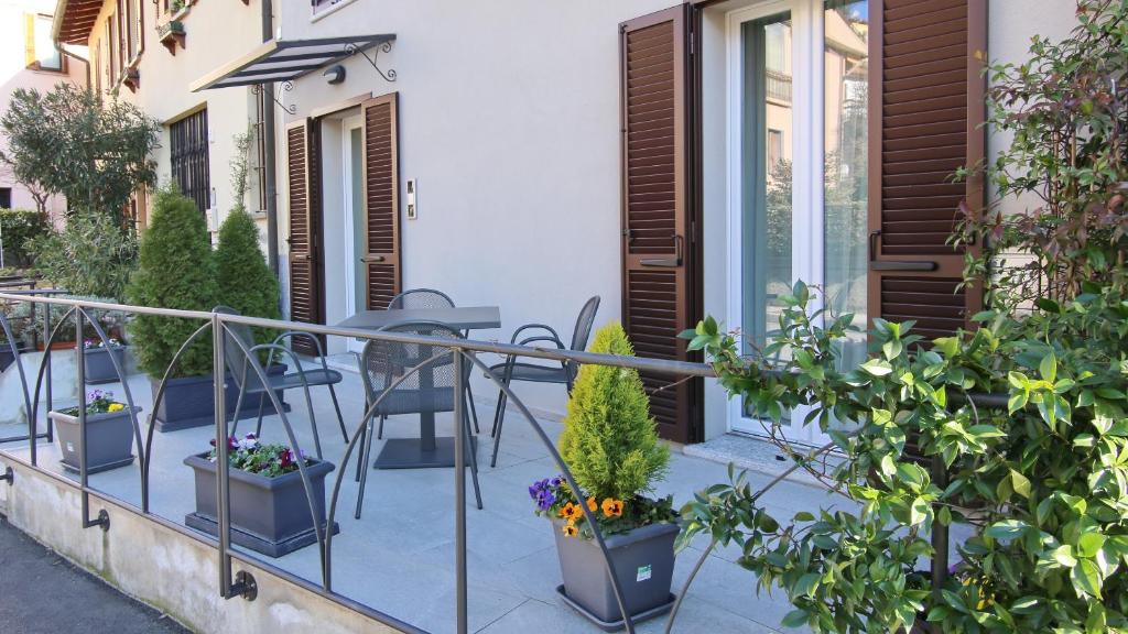 Balkón nebo terasa v ubytování Italianway - Affittacamere Brenna