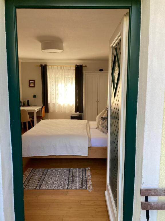 Postel nebo postele na pokoji v ubytování Appartementhaus Dargham