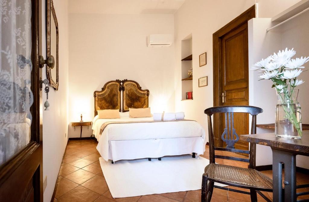 Łóżko lub łóżka w pokoju w obiekcie B&B Villa Vittoria