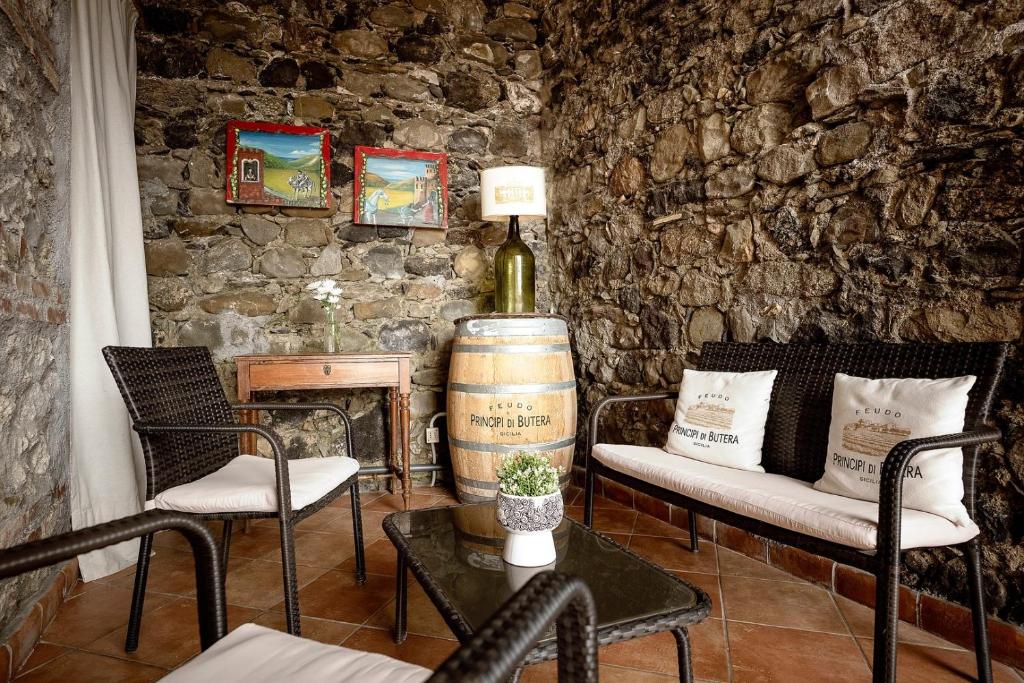 Część wypoczynkowa w obiekcie B&B Villa Vittoria