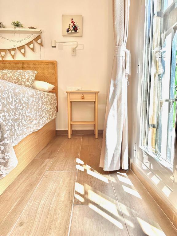 Posteľ alebo postele v izbe v ubytovaní Apartamento Empedrada