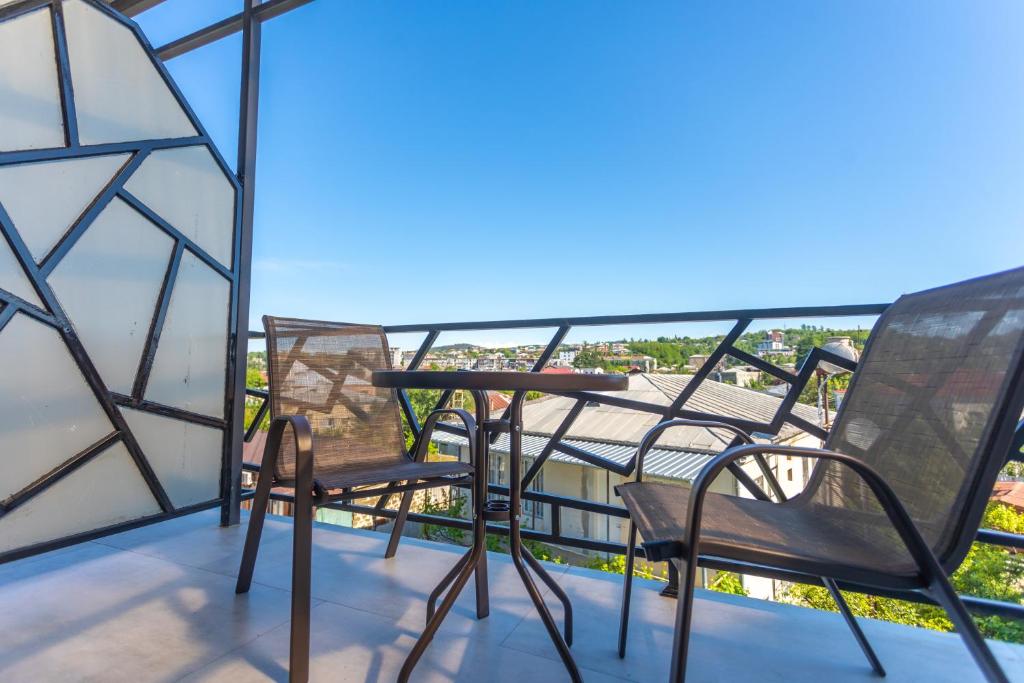 Balkón nebo terasa v ubytování Hotel West Way