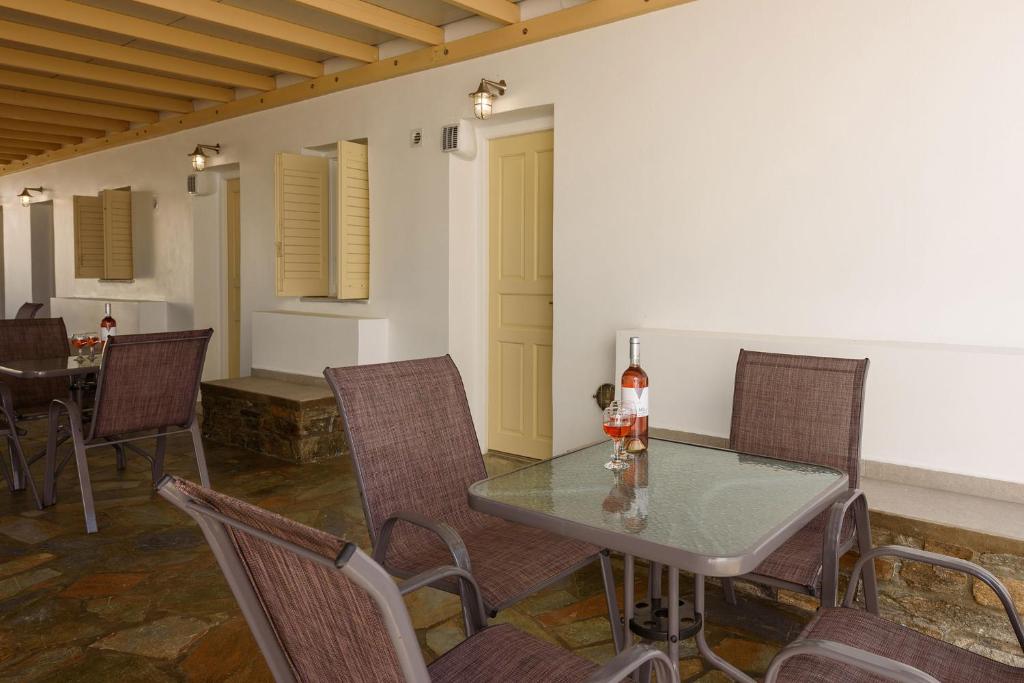 Posezení v ubytování Sea Breeze Studios Paros
