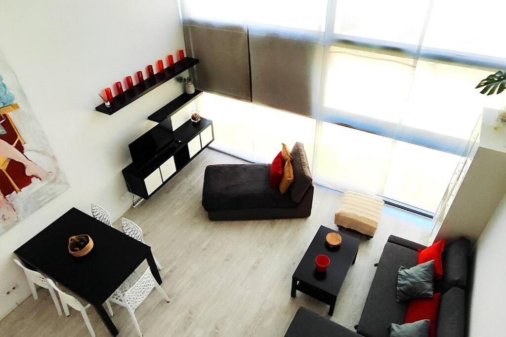 Posezení v ubytování Fantástico Loft de Diseño en Alcalá de Henares - Madrid