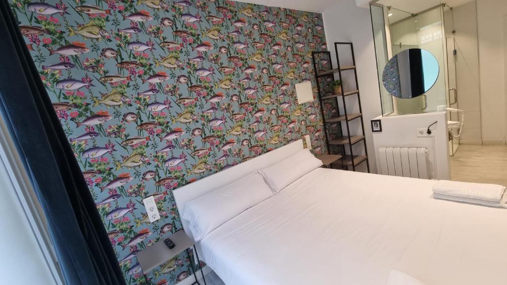 Postel nebo postele na pokoji v ubytování Hotel Norte