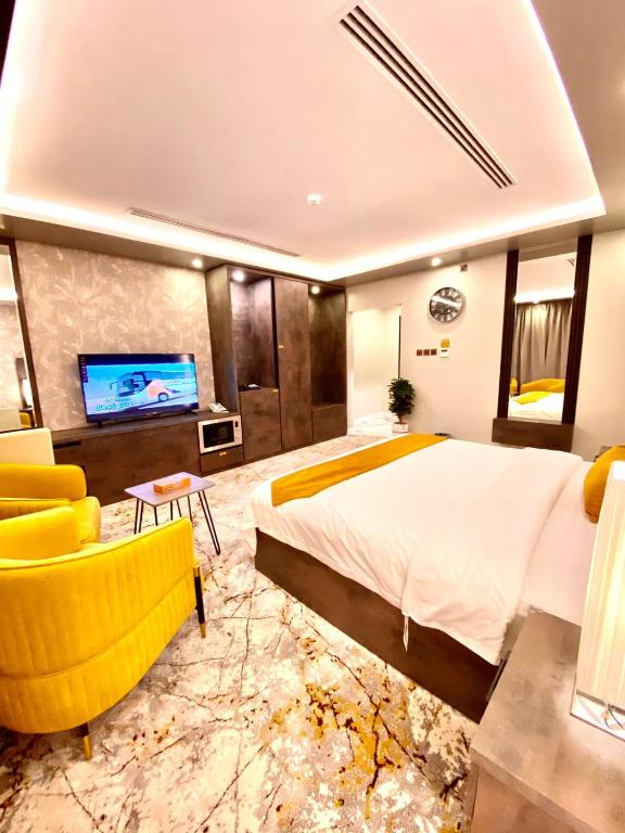 TV a/nebo společenská místnost v ubytování Narmiss Aparthotel