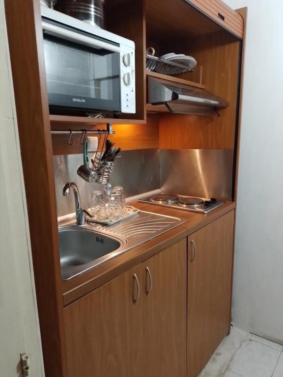 Kuchyň nebo kuchyňský kout v ubytování Miranta Hotel - Apartments & Studios