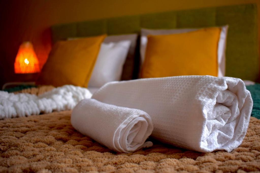 Postel nebo postele na pokoji v ubytování Carmen Art Hotel