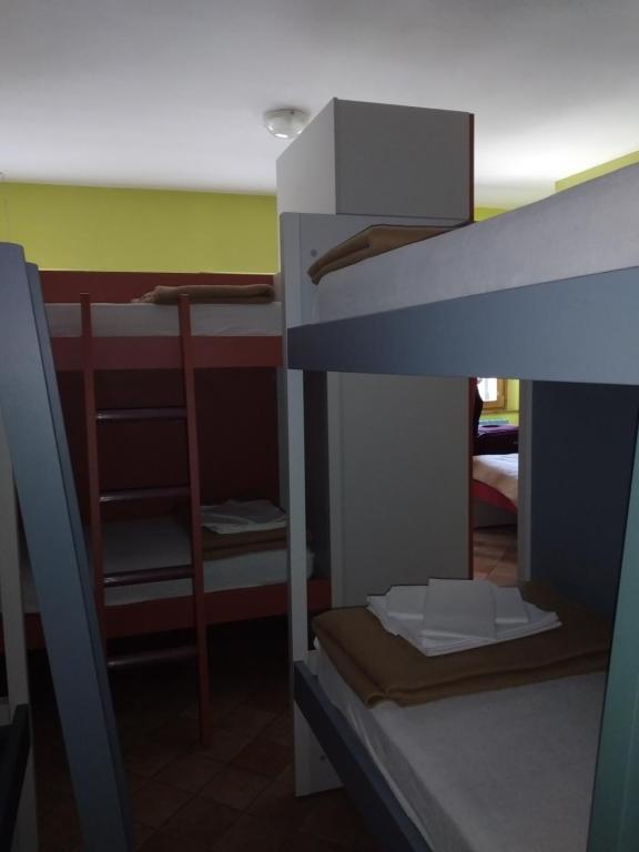 Postel nebo postele na pokoji v ubytování Ostello Europa