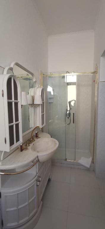 Koupelna v ubytování B&B IL TEMPIO