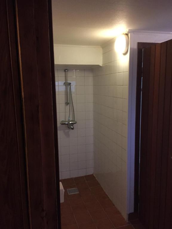 Koupelna v ubytování Hotell Fisketången