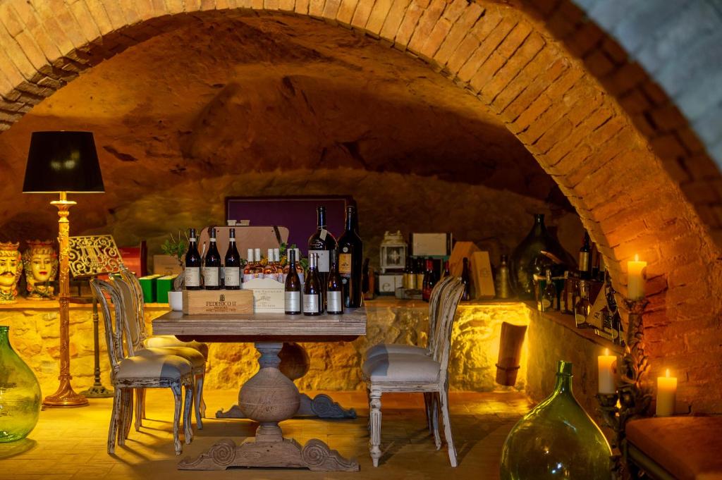Nápoje v ubytování Il Miraggio in Val d'Orcia Relais & Spa