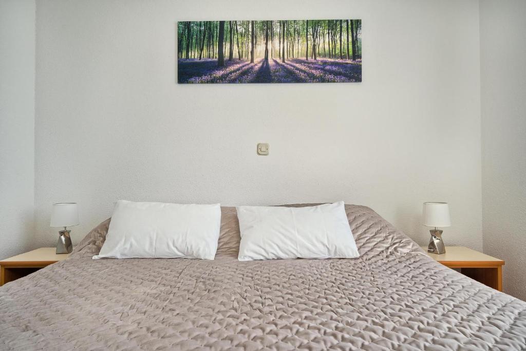 Postel nebo postele na pokoji v ubytování Apartments Irena