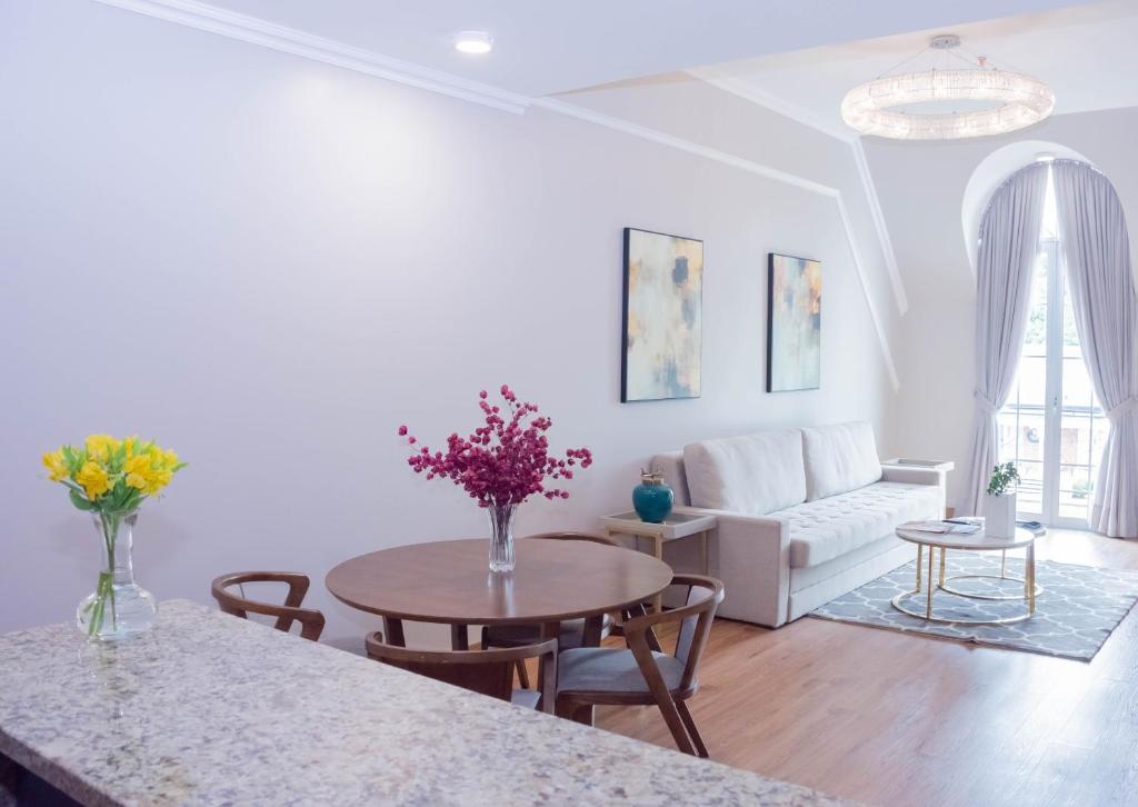 Posezení v ubytování Bisinii Boutique Hotel