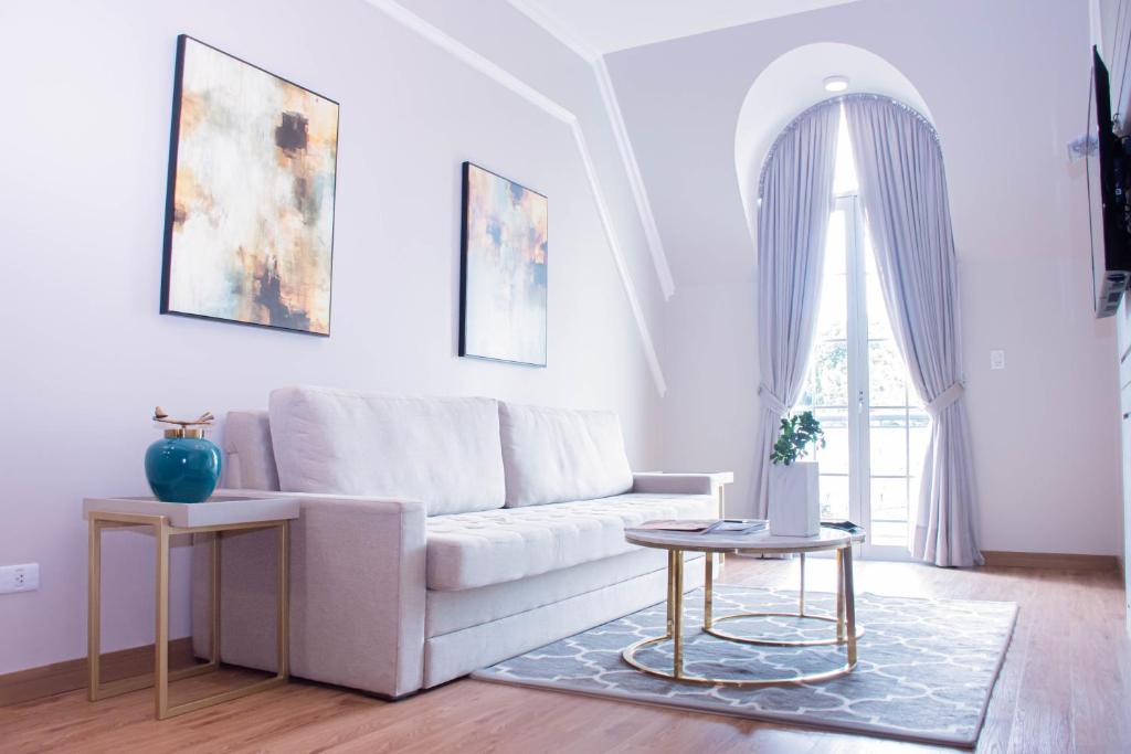 Posezení v ubytování Bisinii Boutique Hotel