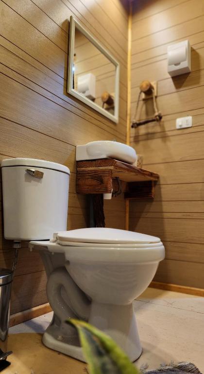 Koupelna v ubytování Glamping Dunas del sol