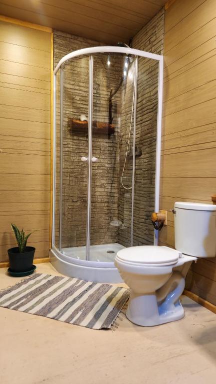 Koupelna v ubytování Glamping Dunas del sol