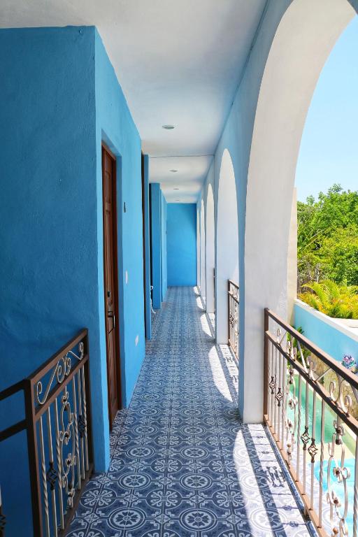 Balkón nebo terasa v ubytování Boutique Casa Azuli Santiago